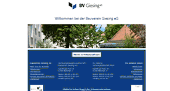 Desktop Screenshot of bvgiesing.de