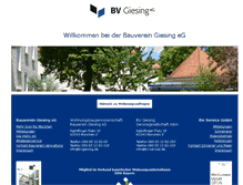 Tablet Screenshot of bvgiesing.de